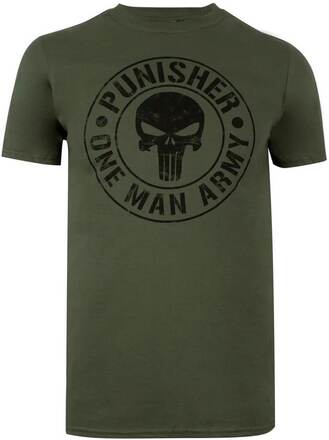 The Punisher T-shirt med enmansarmé för män