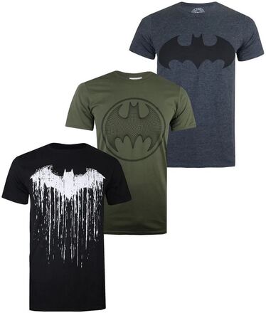 Batman T-shirt med logotyp för män (3 st)