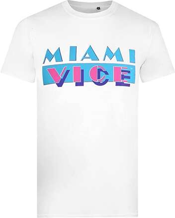 Miami Vice T-shirt med logotyp för män