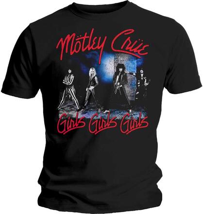 Motley Crue T-shirt för unisex vuxen med Smokey Street