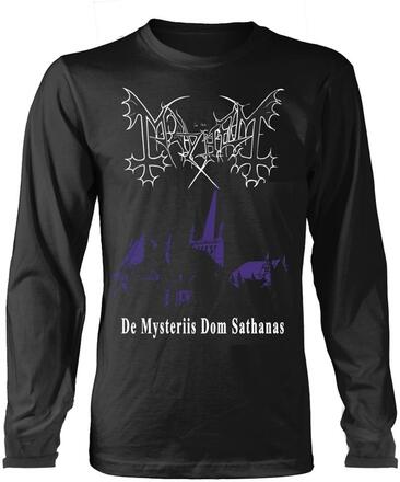 Mayhem Unisex vuxen De Mysteriis Dom Sathanas långärmad T-shirt för vuxna