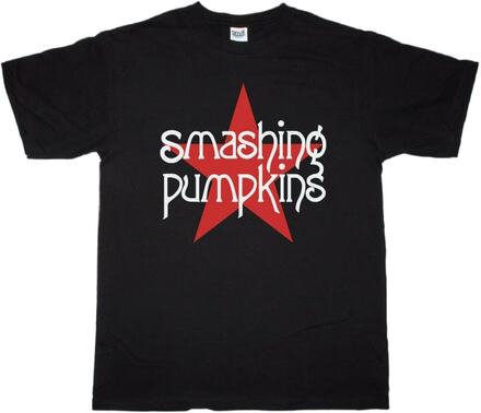 The Smashing Pumpkins Unisex T-Shirt i bomull med logotyp för vuxna