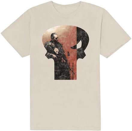 The Punisher Unisex vuxen Outline bomulls-T-Shirt för vuxna