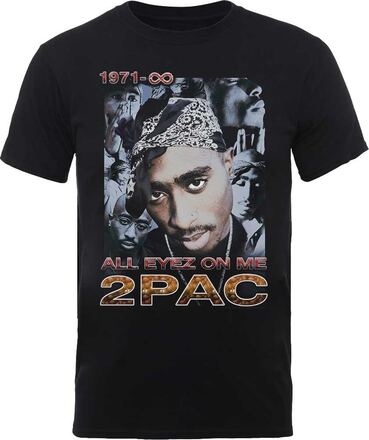 Tupac Shakur Unisex vuxen All Eyez 1971 bomulls-T-Shirt