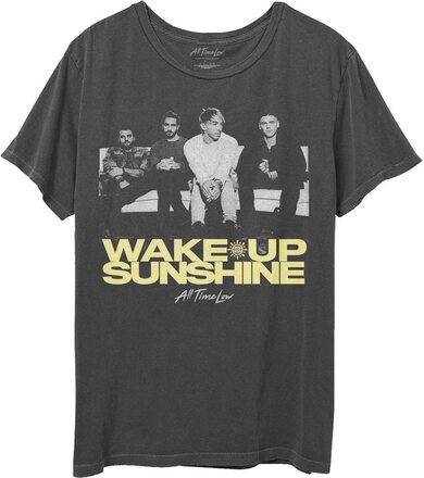 All Time Low Unisex vuxen Wake Up Sunshine blekt T-Shirt
