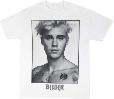 Justin Bieber Dam/dam Sorry T-shirt i bomull