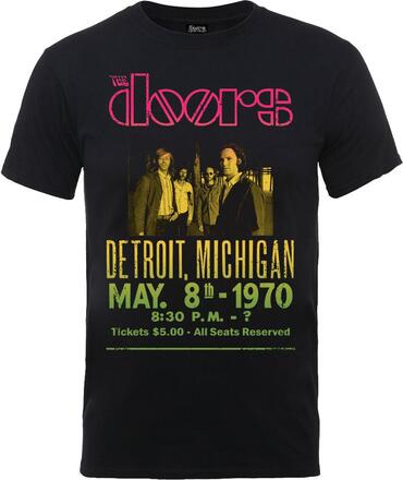 The Doors Unisex vuxen Gradient Show Poster T-shirt i bomull