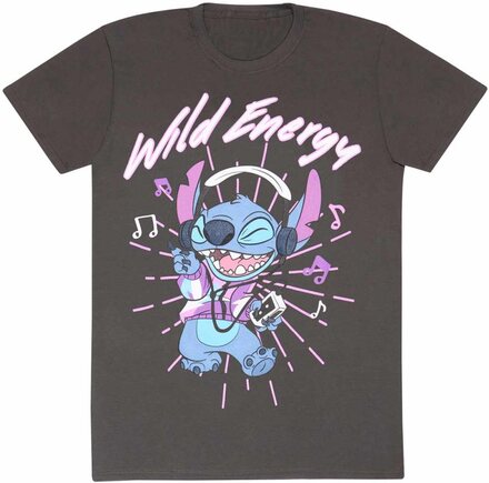 Lilo & Stitch Unisex t-shirt för vuxna om vild energi