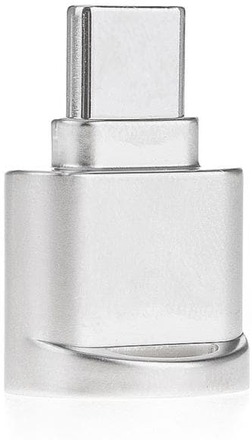 USB-C 3.1 till Micro SD Kortläsare Adapter - Silver