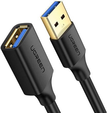 Ugreen Förlängningskabel för USB, USB 3.0 Hona - USB 3.0 Hane 2m