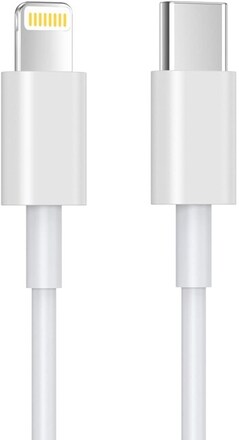 Lightning USB-C Kabel 1M - Vit