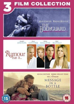 The Bodyguard/Rumour Has It/Message In A Bottle DVD (2012) Kevin Costner, Pre-Owned Region 2