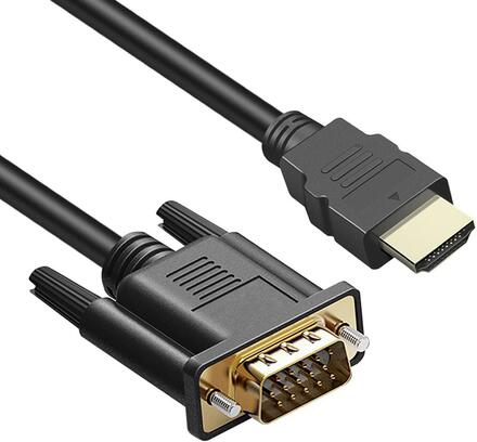 1.8m HDMI till VGA Kabel - Adapter