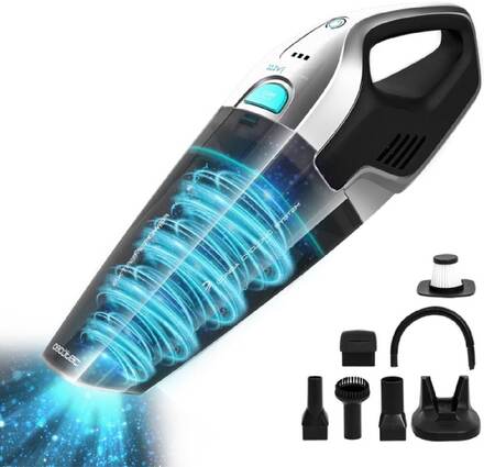 Cecotec Handheld vacuum cleaner with 11.1-V Li-Ion battery. Cordless cyclonic technology. For solids and liquids. 500 ml tank. Suitable for all surfa