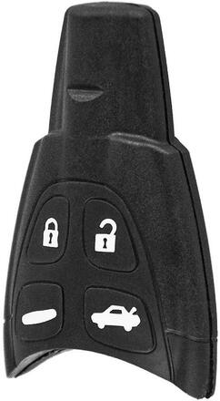 Nyckelskal/Larmdosa med 4 Knappar för Saab - (9-3 & 9-5)