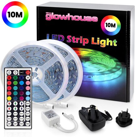 LED-Strip Lights med RGB / Ljusslinga / LED-list - 10 meter