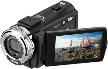 1080P Full HD Videokamera stöd Night Vision Vlogg Youtube Kamera