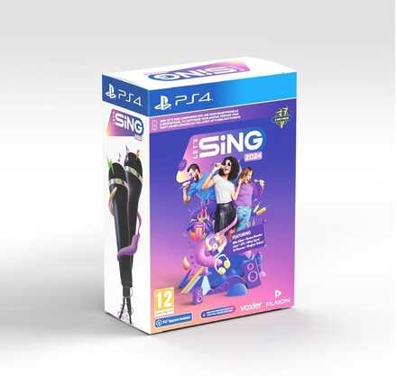Lets Sing 2024 - Double Mic Bundle (playstation 4) (Playstation 4)