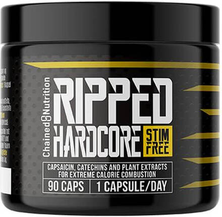 Chained Nutrition Ripped Hardcore STIM FREE, 90 caps