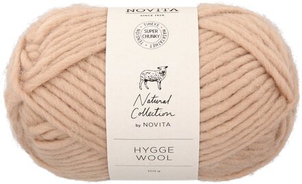 Hygge Wool Ullgarn 100 g vete 024 Novita