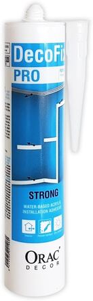 Monteringslim för lister Orac Decor FDP500 starkt vattenbaserat akryllim 310 ml | räcker för ungefär 7 - 8 m