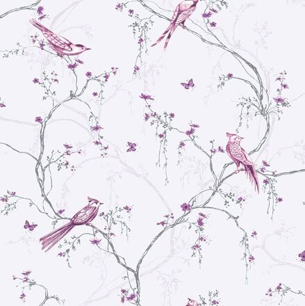 Superfresco Easy - Non-woven tapet - Songbird - Lila - 10mx52cm