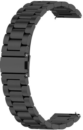 INF Klockarmband 22 mm Huawei Watch GT/Magic/TicWatch Pro rostfritt stål Svart