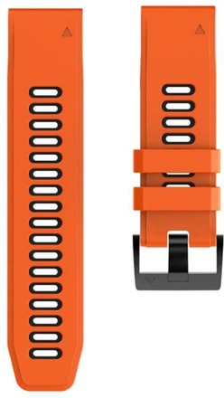 Twin Sport Armband Garmin Forerunner 955 - Orange/svart