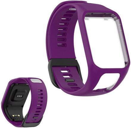 Silicone watch strap for TomTom device - Purple