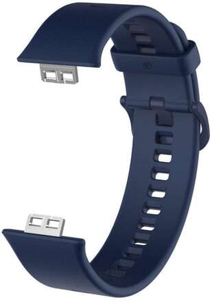 Huawei Watch Fit simple silicone watch band - Dark Blue