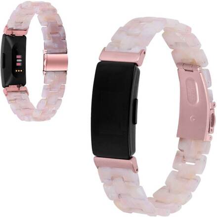 Fitbit Inspire / Inspire HR resin pattern watch band - Pink Mix