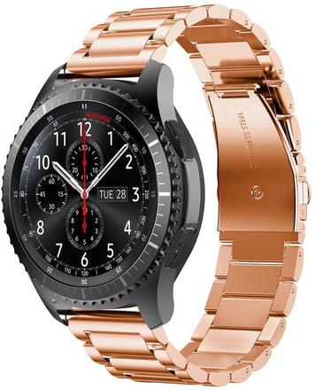 Rostfritt stål armband 22mm för Samsung Galaxy Watch 42mm / S2 Classic - Ersättningsarmband för Huawei Watch 2 för Nokia Steel för LG Watch Sport för