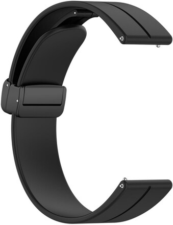 INF Klockband magnetiskt spänne silikon SvartSamsung Galaxy Watch 3 45 mm/Gear S3 Classic, Frontier, Huawei Watch Buds/GT Runner/GT2 Pro, Xiaomi Watch