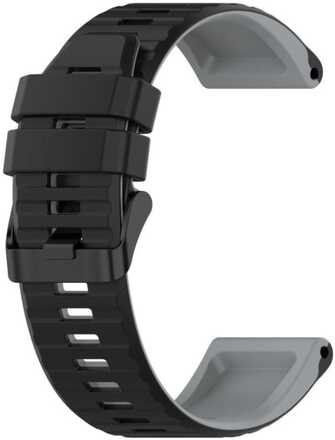 Mjukt Garmin Fenix 5x Plus klockarmband - Svart