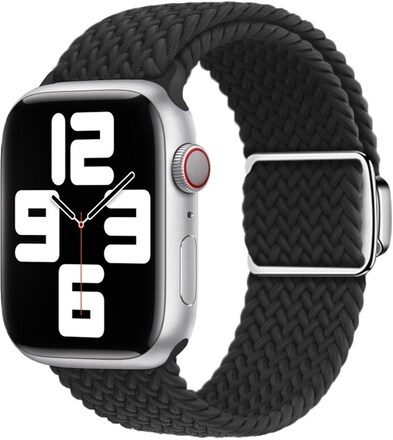 Flätat Armband till Apple Watch SE 2022 40mm - Svart
