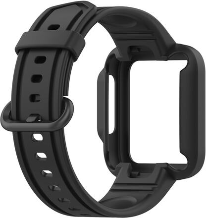 Klockarmband Svart Xiaomi Mi Watch Lite/Redmi Watch 2/Xiaomi Mi Watch Lite 2/Xiaomi Redmi Watch 2 Lite/Redmi Horloge 2/Xiaomi Poco Watch