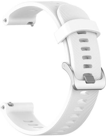 INF Klockarmband för Garmin Forerunner 245 Silikon Schwarz mit watches 20mm breiten Vit 20 mm Garmin Forerunner 245