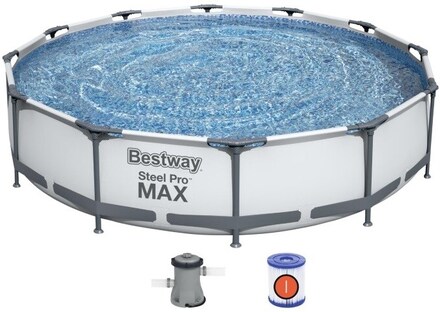 Bestway Steel Pro MAX Frame Pool 366 x 76cm m. filter pump