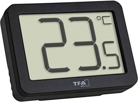 TFA Dostmann Digitales Thermometer Termometer Svart