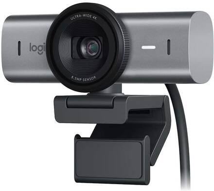 Logitech Master Series MX Brio - Livestreamingkamera - färg - 8,5 MP - 3840 x 2160 - 1080p, 4K - ljud - USB-C