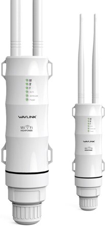 Wavlink Hög effekt utomhus Trådlös åtkomstpunkt WiFi Repeater/Router extender med POE-antenner med hög förstärkning Bridge WiFi-täckning