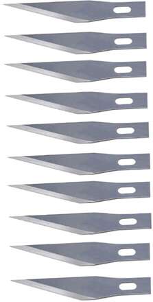 INF Ersättningsblad för hobbykniv 10-pack Silver