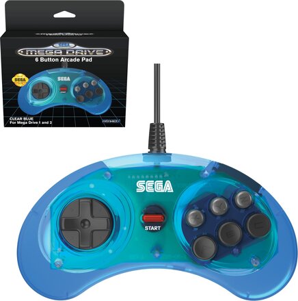 Retro-Bit SEGA Mega Drive 6-B Blue