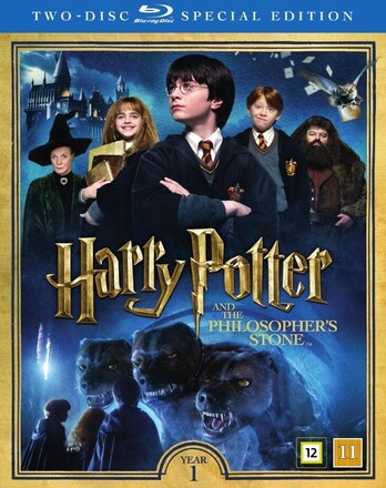Harry Potter 1: Harry Potter och De Vises Sten (Blu-ray) (2 disc)