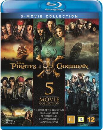 Pirates of the Caribbean 1-5 (Blu-ray) (5 disc)
