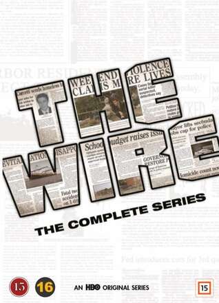 The Wire: Complete Box - Säsong 1-5 (24 disc)