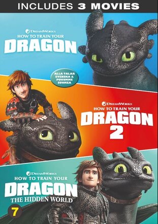 How To Train Your Dragon 1-3 Box (3 disc)