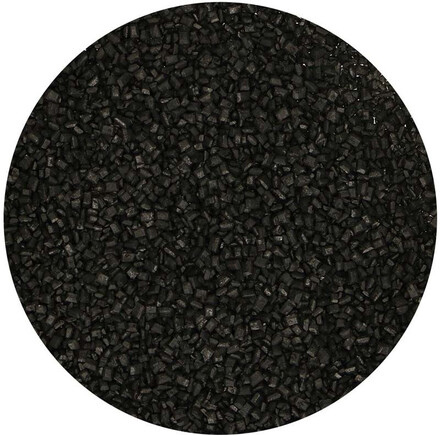 Strössel Sockerkristaller, svart - FunCakes