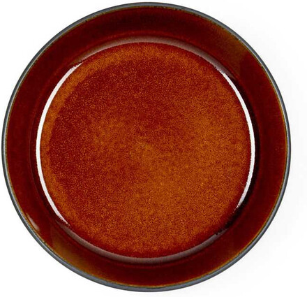 Salladsskål Ø 24 cm svart/amber - BITZ