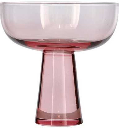 Champagneglas coupe Statue 27,5 cl, 2 st, light pink - BITZ